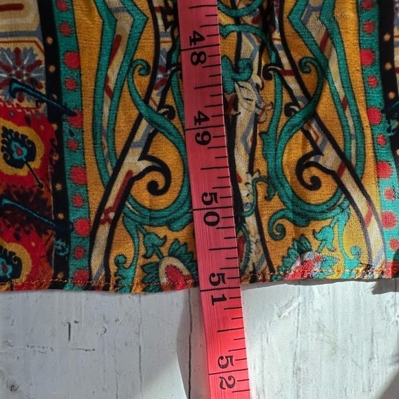 Bhanuni by Jyoti Ronika Patterned Maxi Dress Size 12 Petite - Picture 14 of 15